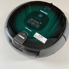 ✅ 新品未使用のフィルター&モップパット付き！ 徹底清掃済み TOSHIBA Smarbo （スマーボ） スマート ロボット クリーナー 掃除機プラチナブルー VC-RB100(L)  要バッテリー交換の画像