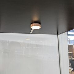【廃盤品】ディスプレイラック IKEA イケア 幅43cm ガラス扉 キャビネット DETOLF デトルフ トップハイライト付き ガラスケースの画像