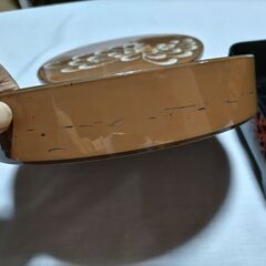 四角型重箱２段と丸形区分鉢の画像