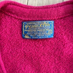 Pendleton ピンク カーディガン Mサイズの画像