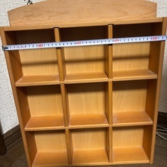 木製　飾り棚　手作り　木工作品の画像