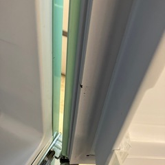 IRIS OHYAMA(アイリスオーヤマ) 2021年製 レトロ冷蔵庫 通電確認済み キズ汚れ有り PRR-142D-LGの画像