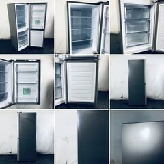 ID:rg221095 【自社配送エリア内限定】ヤマダ電機 YAMADA 冷蔵庫 一人暮らし 中古 2024年製 2ドア 226L シルバー ファン式 右開き YRZ-F23L  【リユース品：状態B】【送料無料】【設置費用無料】の画像