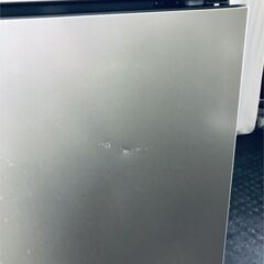 ID:rg221095 【自社配送エリア内限定】ヤマダ電機 YAMADA 冷蔵庫 一人暮らし 中古 2024年製 2ドア 226L シルバー ファン式 右開き YRZ-F23L  【リユース品：状態B】【送料無料】【設置費用無料】の画像