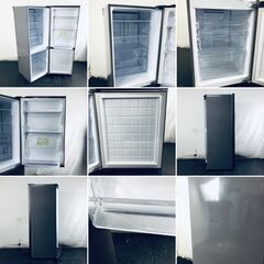 ID:rg221089 【自社配送エリア内限定】シャープ SHARP 冷蔵庫 一人暮らし 中古 2016年製 2ドア 271L ブラウン ファン式 右開き SJ-PD27B-T  【リユース品：状態C】【送料無料】【設置費用無料】の画像