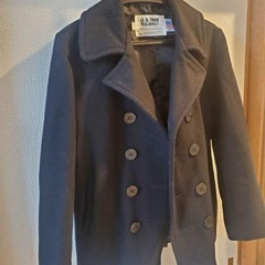 【商談中】⭕️超美品⭕️ SCHOTT ショット希少！日本別注モデル型　スリムフィットPコート　レア品　サイズ36 Mの画像