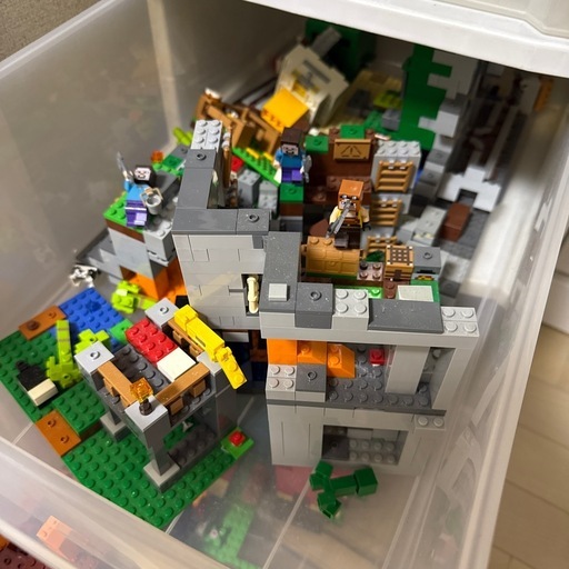 レゴブロック大量　　マインクラフトとアナ雪、シンデレラまとめて