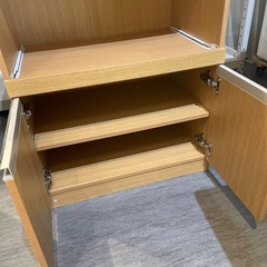 【キッチンカウンター】【レンジ台】クリーニング済み【管理番号31022】野の画像