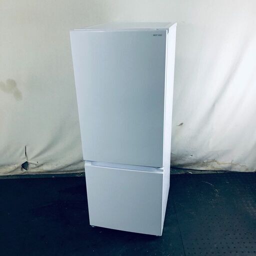 ID:rg221065 ヤマダ電機 YAMADA 冷蔵庫 一人暮らし 中古 2024年製 2ドア 159L ホワイト ファン式 右開き YRZ-F15MW  【リユース品：状態B】【送料無料】【設置費用無料】