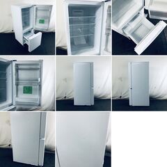 ID:rg221064 ヤマダ電機 YAMADA 冷蔵庫 一人暮らし 中古 2022年製 2ドア 156L ホワイト ファン式 右開き YRZ-F15J  【リユース品：状態B】【送料無料】【設置費用無料】の画像