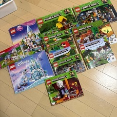 レゴブロック大量　　マインクラフトとアナ雪、シンデレラまとめての画像
