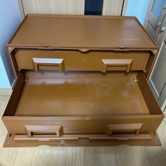 2段衣装タンスの画像
