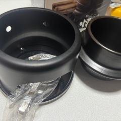 陶器釜＆陶器焼肉グリルセットの画像