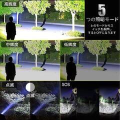 LED⭐️ヘッドライト XHP300 3000000ルーメン 高輝度 タイプCの画像