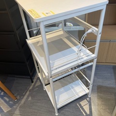 【キッチン棚】【レンジ台】【ニトリ】クリーニング済み【管理番号31022】野の画像