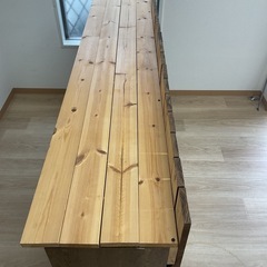 手作りカウンター　バラしていますの画像