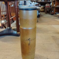和風 こけし 昭和レトロ 竹筒 竹子 竹細工　/MJ-1297 2Fの画像