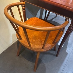 美品 チェア 椅子 ダイニング　ブラウンの画像