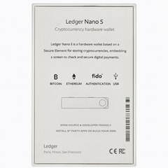 (値下げ交渉OK)Ledger Nano S（レジャーナノS）未使用・未開封　仮想通貨／Bitcoin／Ethereum／XRP対応ハードウェアウォレットの画像