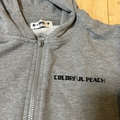 カラフルピーチパーカーの画像