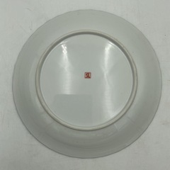 和風金彩文様 大皿／飾り皿（藍色×金彩）の画像