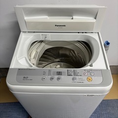 ✨Panasonic✨ 全自動洗濯機 5.0kg 送風乾燥付き N2017年製の画像