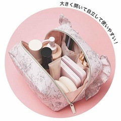 【新品】sweet 9月号 付録　SNIDEL HOME 大容量フリルポーチの画像