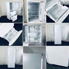 ID:rg221025 【自社配送エリア内限定】パナソニック Panasonic 冷蔵庫 ファミリー 中古 2022年製 3ドア 335L グレイスホワイト ファン式 右開き NR-C343C-W  【リユース品：状態B】【送料無料】【設置費用無料】の画像