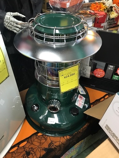 ジャングルジャングル貝塚店　トヨトミ　レインボーランタンストーブ　石油ストーブ　電源不用　お洒落　アウトドア　災害時にも便利　貝塚市　二色浜　リサイクルショップ