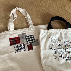 手提げバッグ2点の画像