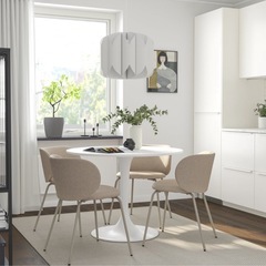 IKEA ドクスタ　丸テーブルの画像