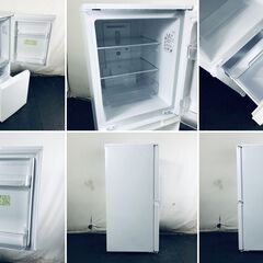 ID:rf00216 シャープ SHARP 冷蔵庫 一人暮らし 中古 2021年製 2ドア 152L ホワイト ファン式 両方開き SJ-D15G-W  【リユース品：状態A】【送料無料】【設置費用無料】の画像