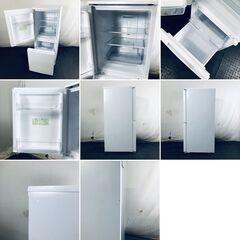 ID:rf00215 シャープ SHARP 冷蔵庫 一人暮らし 中古 2021年製 2ドア 152L ホワイト ファン式 両方開き SJ-D15G-W  【リユース品：状態B】【送料無料】【設置費用無料】の画像