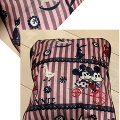 ハピタス　折り畳みボストンバッグ ミッキー＆ミニーの画像