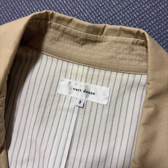 トレンチコート　ショート丈　Lサイズの画像