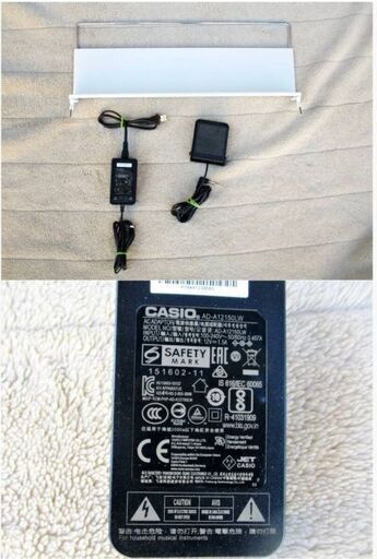 CASIO　電子ピアノ　PX-S1000　動作良好　88鍵盤　Privia　鍵盤楽器　スタンド付き　ホワイト　2019年製　カシオ　引取り歓迎　136
