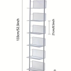 スチールラック 5段 収納棚の画像