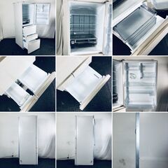 ID:rf00211 【自社配送エリア内限定】東芝 TOSHIBA 冷蔵庫 ファミリー 中古 2019年製 5ドア 465L ラピスアイボリー ファン式 右開き GR-R470GW(ZC)  【リユース品：状態B】【送料無料】【設置費用無料】の画像