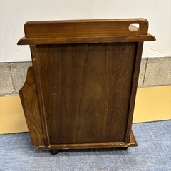 🌿天然木製 サイドテーブル / ナイトテーブル✨ 引き出し付きの画像
