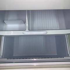 ①　両開き シャープ 350L 冷蔵庫 2020年製 SJ-GE35F-Wの画像