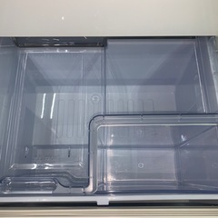 ①　両開き シャープ 350L 冷蔵庫 2020年製 SJ-GE35F-Wの画像