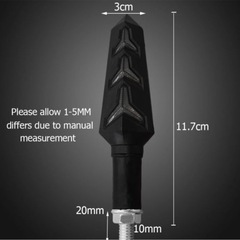 新品✨値下！❣️バイクLEDウインカーの画像