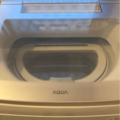 三洋AQUA　アクア　AQW-GTW100H １０L洗濯機（乾燥機能つき）の画像