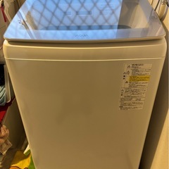三洋AQUA　アクア　AQW-GTW100H １０L洗濯機（乾燥機能つき）の画像