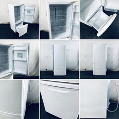 ID:rd24623 パナソニック Panasonic 冷蔵庫 一人暮らし 中古 2019年製 2ドア 168L ホワイト ファン式 右開き NR-B17CW-W  【リユース品：状態B】【送料無料】【設置費用無料】の画像