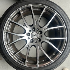 【美品】RAYS HOMURA レイズ ホムラ 20インチ 8.5J+45 P.C.D 114.3 5穴 4本の画像