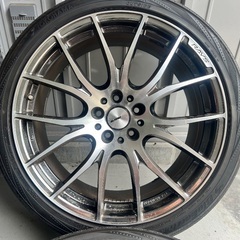 【美品】RAYS HOMURA レイズ ホムラ 20インチ 8.5J+45 P.C.D 114.3 5穴 4本の画像
