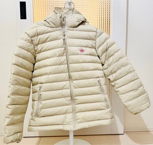 DANTON フード付きダウンジャケット サイズ38 アイボリー