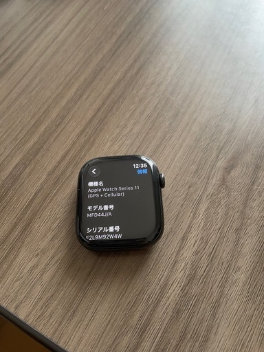 【美品】Applewatchシリーズ11 チタニウム 46mm