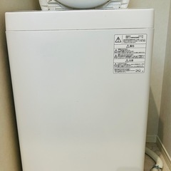 Toshiba 洗濯機 5kg 2020年製 美品 引き取り限定の画像